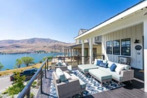 Lake Chelan vacation rental with view of the lake