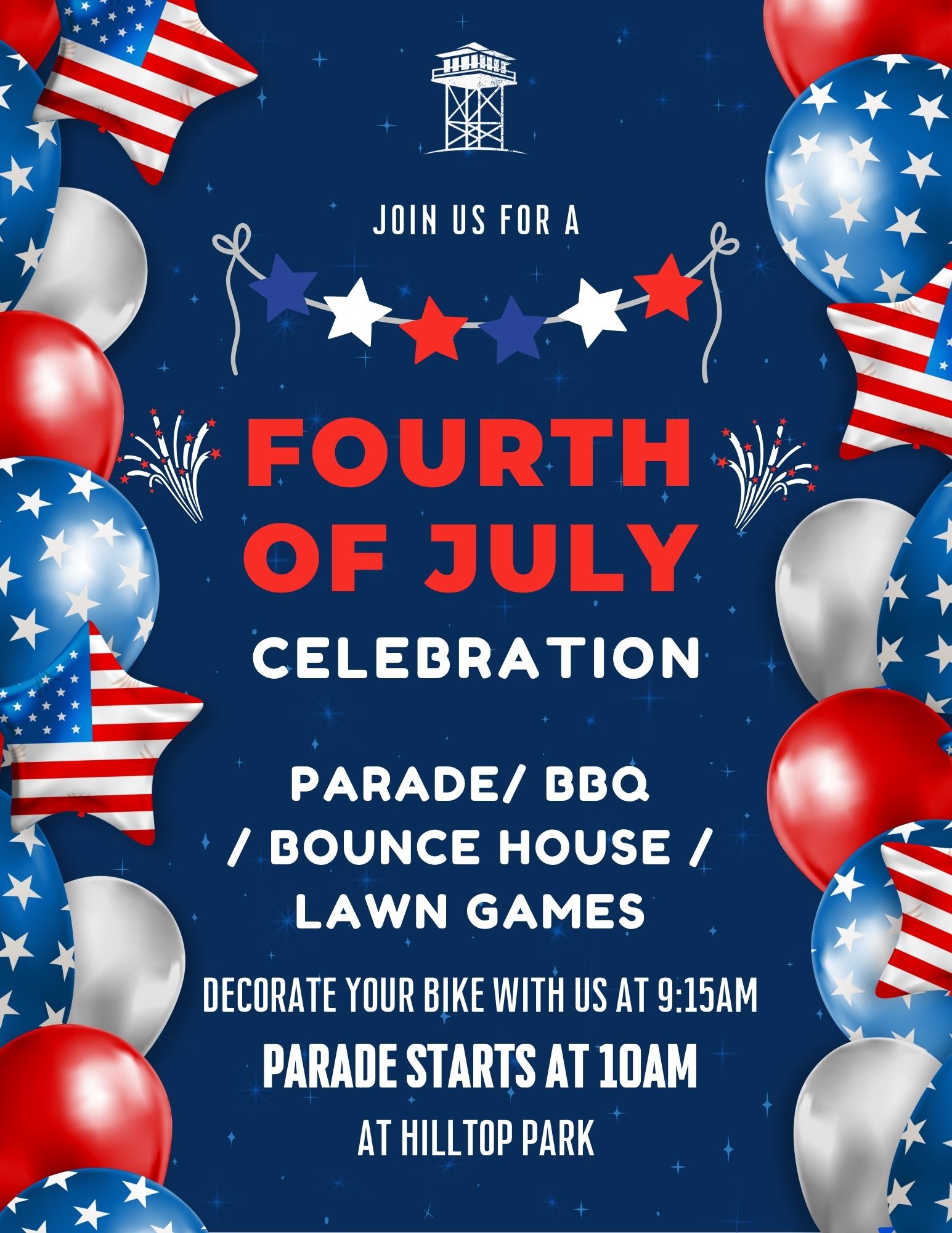 4th of July Parade at Hilltop Park!